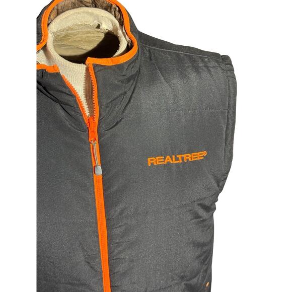 Realtree Camo Hunting Vest Men’s L Reversible Black / Xtra Pattern Outdoor Gear - Picture 8 of 9
